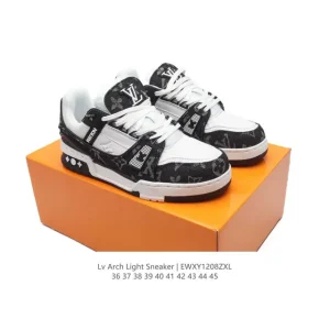 Louis Vuitton Trainer Sneaker Low Fashion Thick Sole Comfortable Shoes