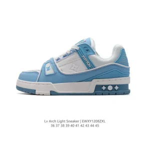 Louis Vuitton Trainer Sneaker Low Fashion Thick Sole Comfortable Shoes