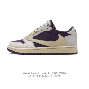 Jordan Air 1 Low OG SP Military Blue Reverse Swoosh Retro Basketball Shoe