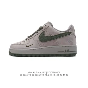 Nike Air Force 1 Low 07 Honeycomb Vintage White Leather Sneakers