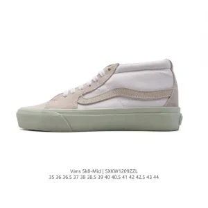 Vans Sk8-Mid Classic Canvas and Suede Mid-Top Sneakers for Men and Women
