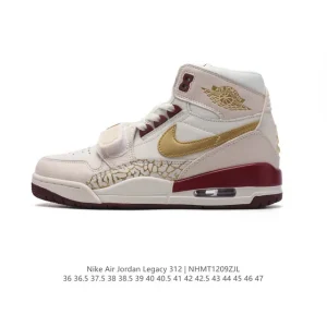 Jordan Legacy 312 Low Men's Basketball Shoes with Air Cushion