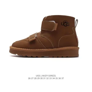 UGG Kids Classic Mini Boots Winter Wool-Lined Snow Shoes