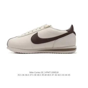 Nike Classic Cortez Leather Retro Running Shoes for Men and Women