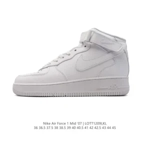 Nike Air Force 1 Mid 07 Magic Strap Honeycomb Air Cushion Sneakers