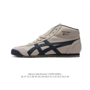 Onitsuka Tiger Mexico Mid Runner Leather Retro Classic Casual Shoes