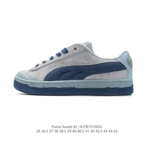 PUMA Suede XL Low-Top Retro Casual Sneakers with Thick Sole