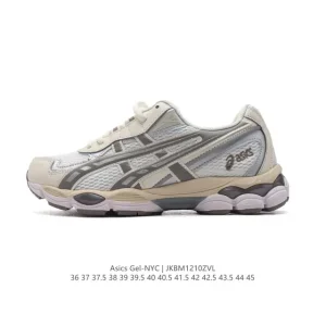 ASICS GEL-NYC Retro Vintage Dad Shoe with Foam Sole and Gum Outsole