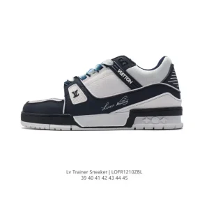 Louis Vuitton Trainer Sneaker Low Fashion Luxury Thick Sole Shoes