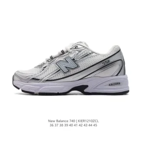 New Balance Mr740 Vintage Grey Blue Retro Dad Sneakers