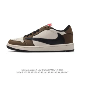 Jordan Military Blue Low AJ1 Reverse Swoosh Retro Basketball Shoe