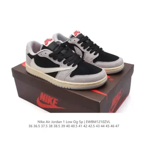 Jordan Military Blue Low Reverse Swoosh AJ1 Retro Basketball Shoes