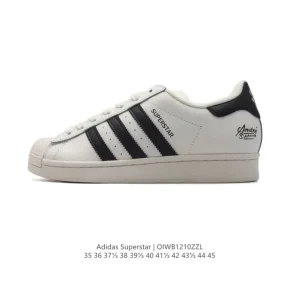 Adidas Superstar 82 Classic Shell Toe Leather Sneakers for Men and Women