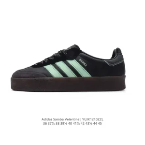 Adidas Samba Valentine Unisex Retro Leather Sneakers for Men and Women