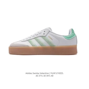 Adidas Samba Valentine Women's Retro Leather Sneakers for Winter