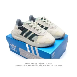 Adidas Retropy E5 Low-Top Classic Running Shoes with Boost Technology