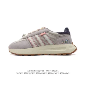 Adidas Retropy E5 Low-Top Classic Running Shoes with Boost Technology