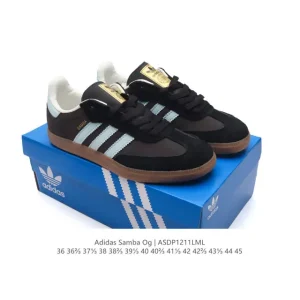 Adidas Samba OG Leather Shoes Classic T-Toe Sneakers for Men and Women