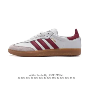Adidas Originals Samba OG Shoes Classic Leather T-Toe Sneakers