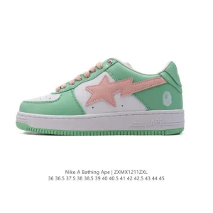Bape x Nike Air Force 1 Sta Low Camo Sneakers for Men and Women