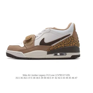 Jordan Legacy 312 Low Men's Basketball Shoes Classic Leather Sneakers