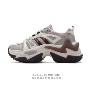 Fila Fusion Chunky Sole Women's Sneakers - White Fashion Streetwear