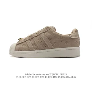 Adidas Superstar Ayoon W Classic Shell Toe Sneakers for Men and Women
