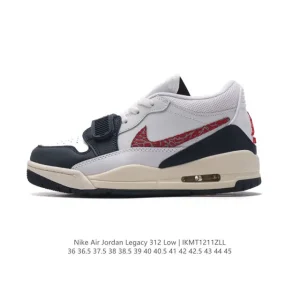 Jordan Legacy 312 Low Men's Basketball Shoes - Classic Air Cushion Sneakers