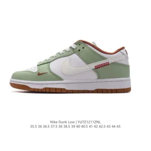 Nike Dunk Low Retro White Black Classic Leather Sneakers