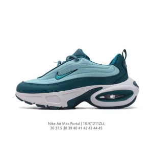 Nike Air Max Portal White Black Sneakers for Men and Women