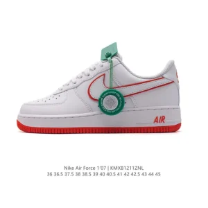 Nike Air Force 1 Low White Leather Sneakers for Men and Women