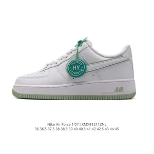 Nike Air Force 1 Low White Leather Casual Sneakers for Men and Women