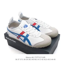 ASICS Onitsuka Tiger Mexico 66 Classic Leather Sneakers