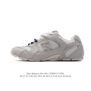 Miu Miu x New Balance 530 Sl Vintage Leather Low Top Sneakers