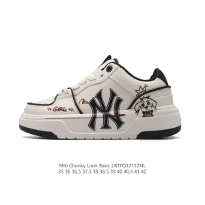 MLB Chunky Liner Basic Retro Street Sneakers for Men and Women