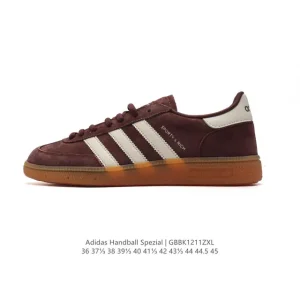 Adidas Handball Spezial Low-Top Leather Sneakers Classic Retro Style