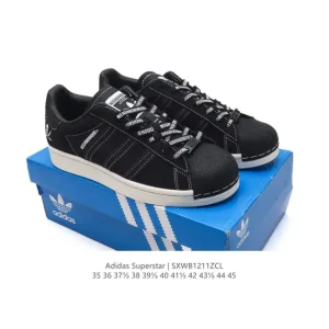 Adidas Superstar 82 Classic Shell Toe Leather Sneakers