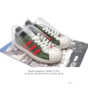 Adidas Superstar 82 Classic Shell Toe Leather Sneakers for Men and Women