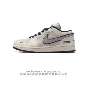 Jordan AJ1 Low Retro Basketball Shoes with Air Cushion