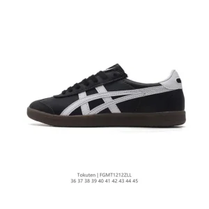 ASICS Tokuten Unisex Retro Running Sneaker Leather Low-Top Shoe
