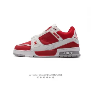 Louis Vuitton Trainer Sneaker Low Top Fashion Luxury Shoes
