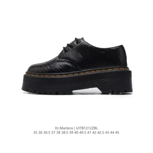 Dr Martens Unisex Leather Platform Boots Classic British Style