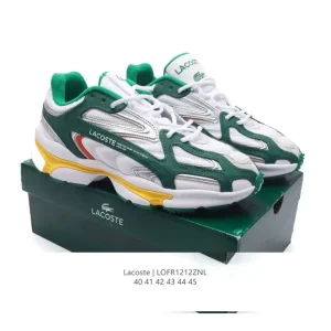 Lacoste Men's Chunky Sole Fashion Sneakers Breathable Mesh Upper