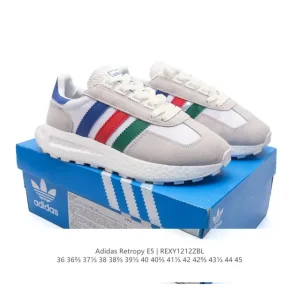 Adidas Retropy E5 Low-Top Classic Running Shoes with Boost Technology