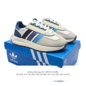 Adidas Retropy E5 Low-Top Classic Running Shoes with Boost Technology