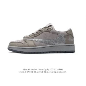 Jordan Military Blue Low OG SP Reverse Swoosh Basketball Shoes