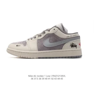 Jordan AJ1 Low Retro Basketball Shoes with Air Cushion
