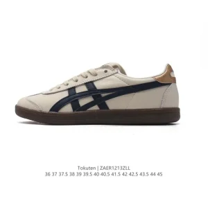 ASICS Tokuten Unisex Retro Running Sneaker - Classic Leather Low-Top