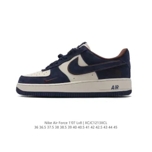 Nike Air Force 1 '07 Low White Leather Sneakers for Men and Women