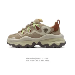 FILA Fusion Chunky Sole Women's Sneakers - White Fashion Streetwear
